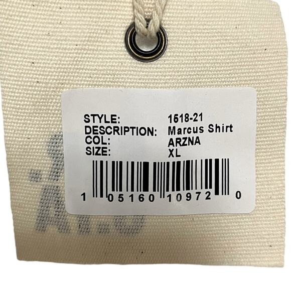 NWT SER•O•YA Marcus Shirt Snap Closure Pockets Distressed Shacket Size XLarge - Picture 13 of 15